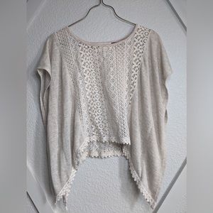 Jolt knit poncho